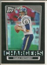2007 Topps Draft Picks and Prospects Chrome Black Refractors #77 Charlie Whitehurst