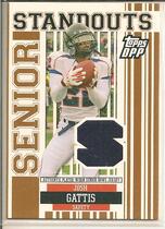 2007 Topps Draft Picks and Prospects Senior Standout Jersey #SS-JG Josh Gattis