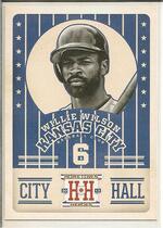 2013 Panini Hometown Heroes City Hall #10 Willie Wilson