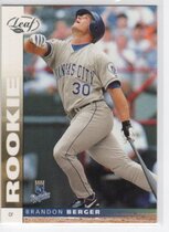 2002 Leaf Base Set #193 Brandon Berger