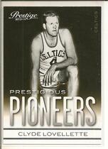 2013 Panini Prestige Prestigious Pioneers #9 Clyde Lovellette