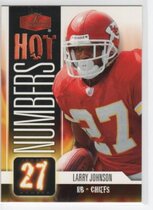 2006 Flair Showcase Hot Numbers #HN15 Larry Johnson