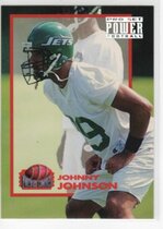 1993 Pro Set Power Moves #PM21 Johnny Johnson