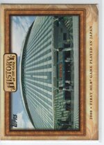 2010 Topps History of the Game #HOTG25 1St Mlb Game Played In Japan
