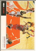 2012 Panini Hoops Action Photos #7 Derrick Rose