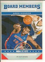 2012 Panini Hoops Board Members #12 Greg Monroe
