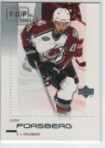 2002 Upper Deck Top Shelf #23 Peter Forsberg