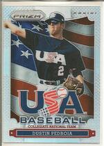 2013 Panini Prizm USA Baseball Prizms #1 Dustin Pedroia