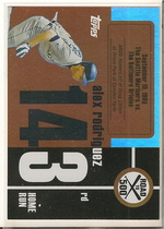 2007 Topps Alex Rodriguez Road to 500 #ARHR143 Alex Rodriguez
