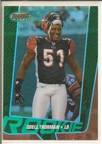 2005 Bowman Best Green #63 Odell Thurman