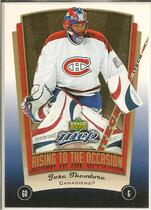 2005 Upper Deck MVP Rising to the Occasion #RO10 Jose Theodore