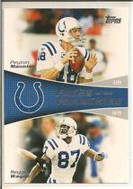 2011 Topps Faces of the Franchise #FF-MW Peyton Manning|Reggie Wayne