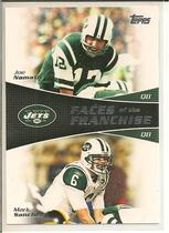 2011 Topps Faces of the Franchise #FF-NS Joe Namath|Mark Sanchez