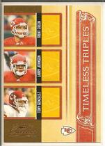 2007 Donruss Classics Timeless Triples Bronze #8 Larry Johnson|Tony Gonzalez|Trent Green