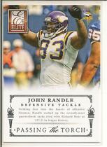 2013 Panini Elite Passing the Torch Silver #12 Jared Allen|John Randle