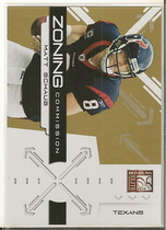 2010 Donruss Elite Zoning Commission Gold #10 Matt Schaub