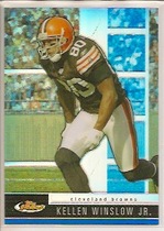 2008 Finest Blue Refractors/Xfractors #82 Kellen Winslow