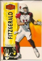 2006 Flair Showcase Hot Hands #HH15 Larry Fitzgerald