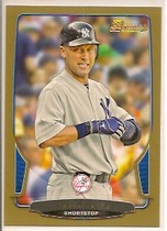2013 Bowman Gold #136 Derek Jeter