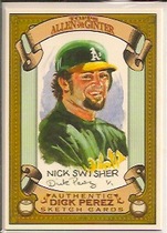 2007 Topps Allen & Ginter Dick Perez Sketches #20 Nick Swisher