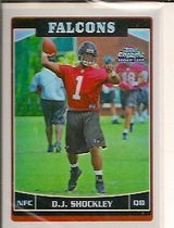 2006 Topps Chrome Refractors #207 D.J. Shockley