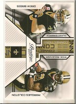 2011 Panini Prestige Connections #10 Drew Brees|Marques Colston
