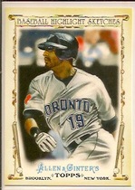 2011 Topps Allen and Ginter Baseball Highlight Sketches #BHS6 Jose Bautista