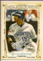 2011 Topps Allen and Ginter Baseball Highlight Sketches #BHS-6 Jose Bautista