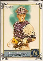 2011 Topps Allen and Ginter Code Cards #144 Jorge Posada