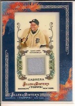 2011 Topps Allen and Ginter Relics #AGR-MCB Miguel Cabrera