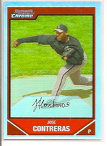 2007 Bowman Chrome Refractors #66 Jose Contreras