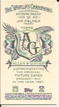 2012 Topps Allen and Ginter Mini A and G Back #131 Jim Palmer