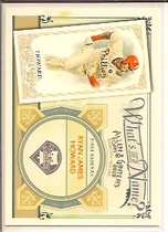 2012 Topps Allen and Ginter Whats in a Name #WIN3 Ryan James Howard