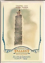 2012 Topps Allen and Ginter Worlds Tallest Buildings #WTB2 Taipei