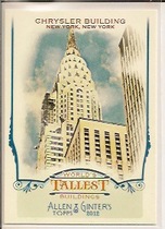 2012 Topps Allen and Ginter Worlds Tallest Buildings #WTB7 Chrysler Building