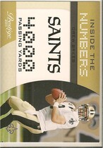 2011 Panini Prestige Inside The Numbers #5 Drew Brees