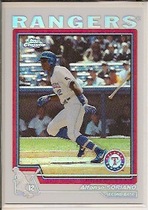 2004 Topps Chrome Refractors Series 2 #350 Alfonso Soriano