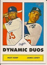 2006 Topps 52 Dynamic Duos #DD12 Matt Kemp|James Loney