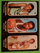 1971 Topps Trios #N/A #40 Billy Cunningham|#41 Walt Bellamy|#42 Geoff Petrie