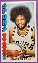 1976 Topps Base Set #80 James Silas