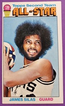 1976 Topps Base Set #134 James Silas
