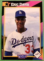 1992 Kenner Starting Lineup Extended Cards #3 Eric Davis
