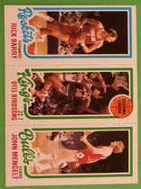 1980 Topps Base Set #N/A #105 Rick Barry|#122 Otis Birdsong|#48 John Mengelt