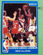 1983 Star All-Star Game #14 Kareem Abdul-Jabbar