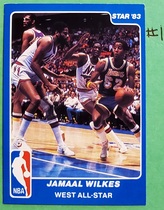 1983 Star All-Star Game #24 Jamaal Wilkes