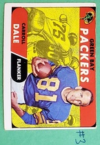 1968 Topps Base Set #27 Carroll Dale