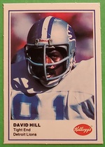 1982 Kelloggs Base Set #NNO David Hill