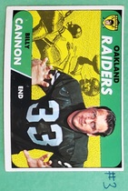 1968 Topps Base Set #37 Billy Cannon