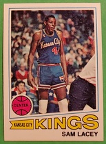 1977 Topps Base Set (White Stock Back) #49 Sam Lacey