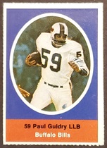 1972 Sunoco Stamps #65 Paul Guidry